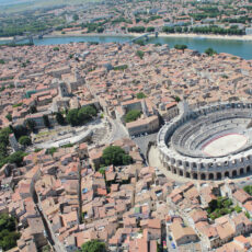 Arles et la lumière- vue aerienne© Bertand Levet