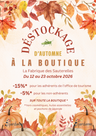 destockage boutique automne 2026